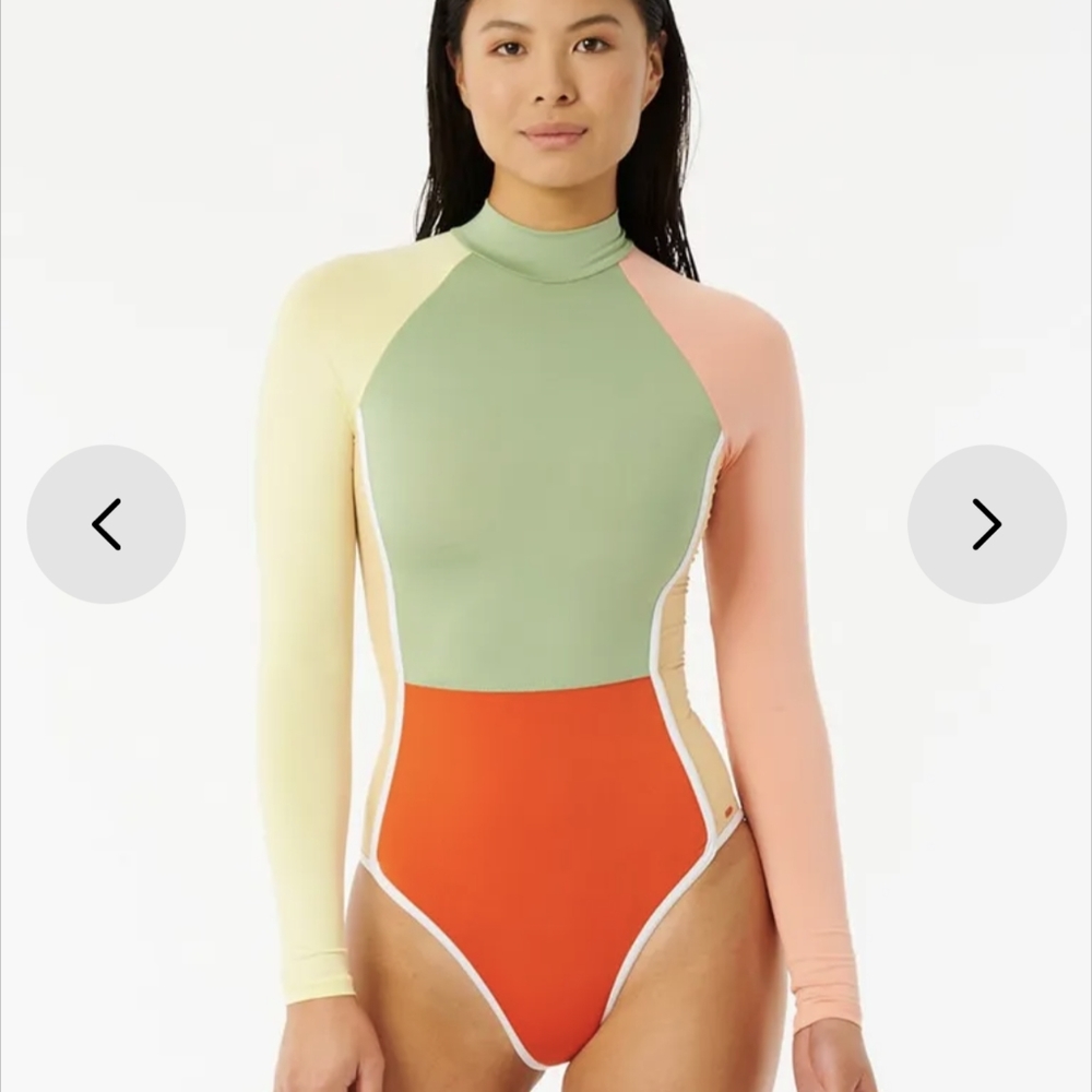 Rip Curl Trippin Long Sleeve Surf Suit Women's Large L NWT